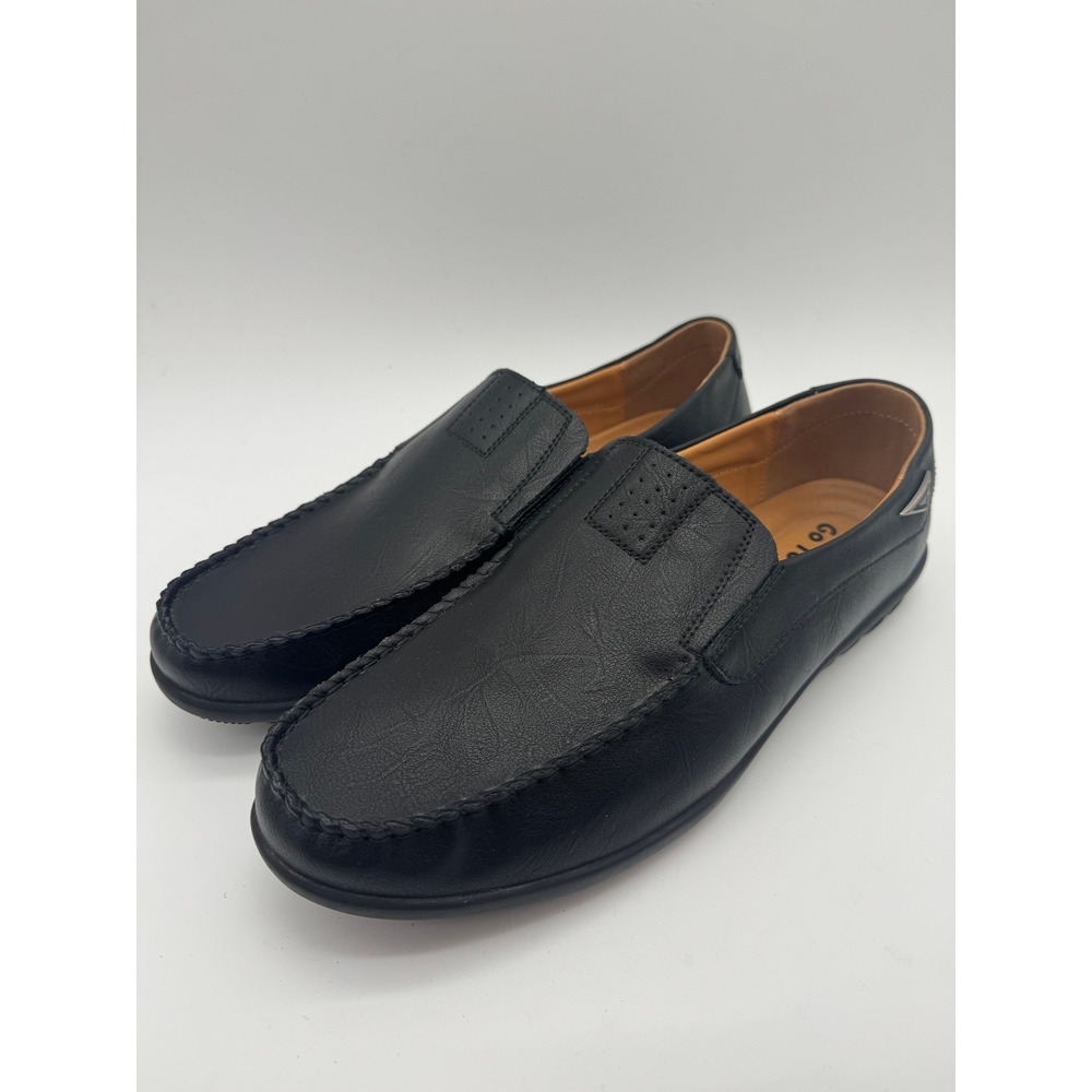 Go Tour Men's Loafers Size 13 Black Slip On Casual‎ Comfort Shoes